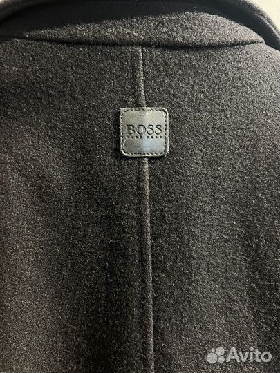 Шерстяное пальто мужское Hugo Boss