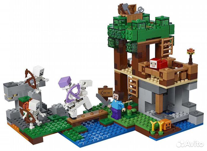 Конструктор Майнкрафт Нападение армии скелетов