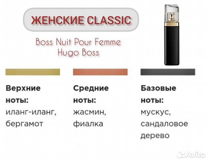 Духи Hugo Boss Nuit Pour Femme