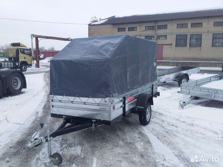 Прицеп Буран 3.3/1.4.метра с тентом
