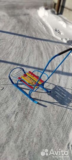 Детские зимние санки