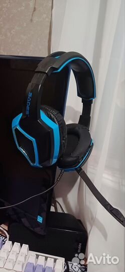 Игровой компьютер с сетапом