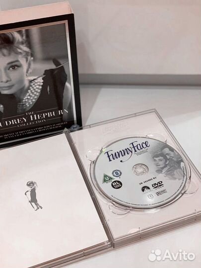 Коллекция фильмов dvd с Одри Хепбёрн на английском