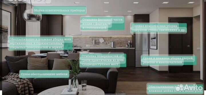 Клининг Уборка квартир домов Химчистка