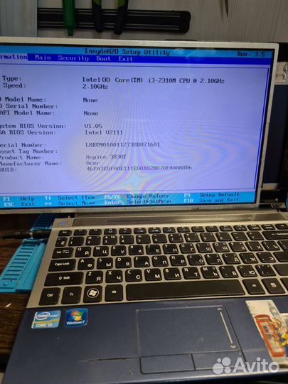 Материнская плата Acer 3830T 3830TG LA-7121P