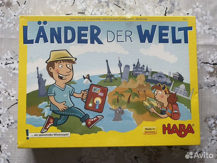 Новая настольная игра Länder der Welt Haba