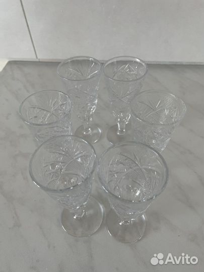 Хрустальные фужеры