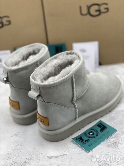 Угги/Ugg Classic Mini II Grey-Violet