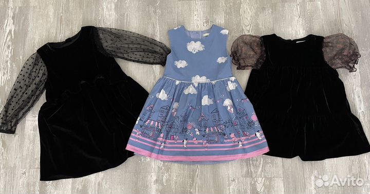 Zara платья пакетом 98 104