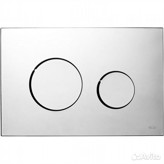 Tece Tece Loop Панель смыва с двумя клавишами, хр