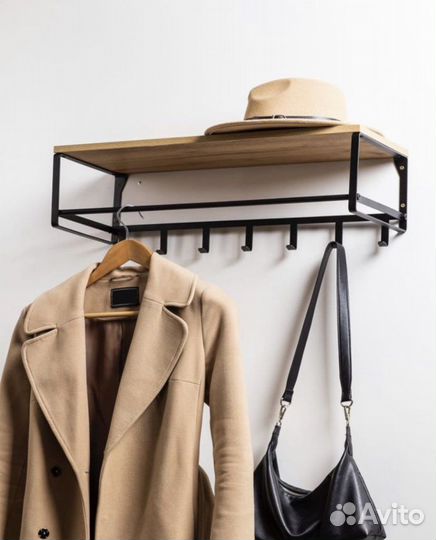 Полка-вешалка в прихожую
