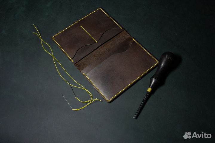 Обложка для паспорта из натуральной кожи