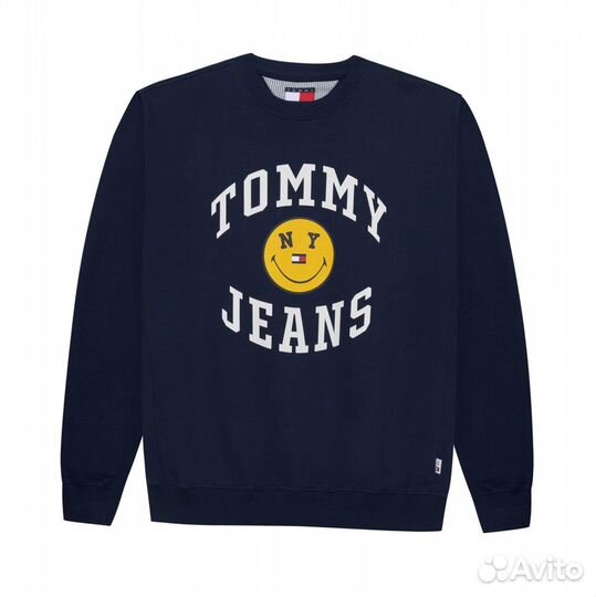 Свитшот мужской с необычным дизайном tommy jeans