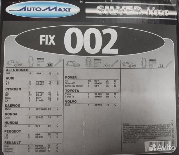 Багажник рейлинги Automaxi Peugeot 106/205