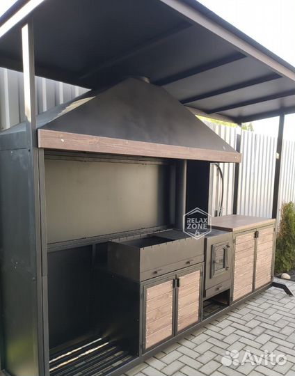 Мангал, мангальная зона, печь, мангальный комплекс