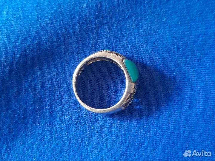 Кольцо серебро