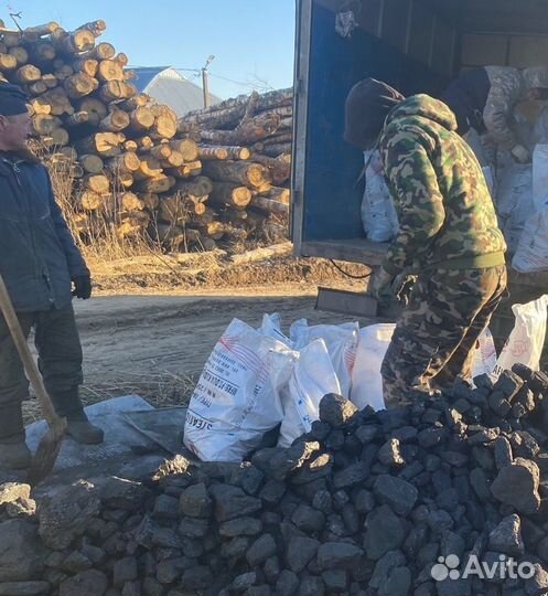 Уголь дпк в мешках