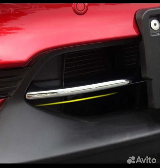 Декоративные накладки на бампер сх-5