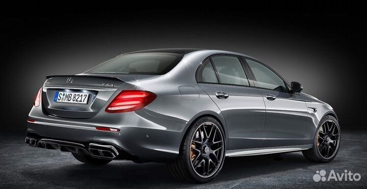 Спойлер Mercedes w213 6.3 amg черный