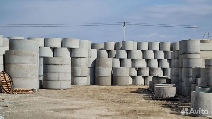 Жби кольца для септика и канализации диаметром 1м