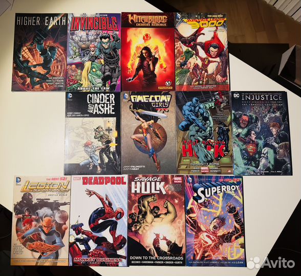 Американские комиксы в сборниках