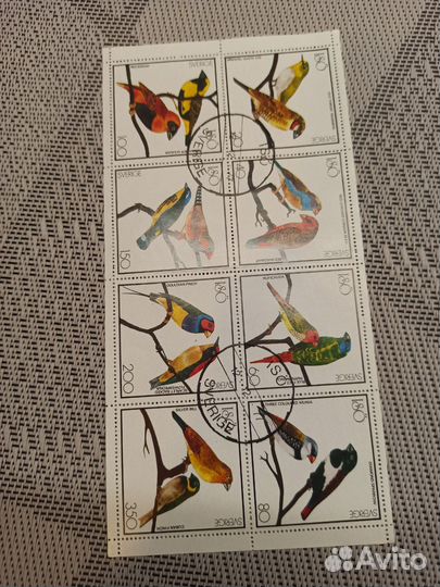 Марки иностранные разной тематики