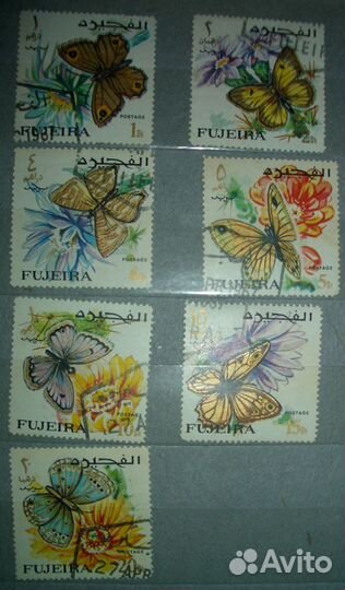 Марки гдр, Румынии, Эль-Фуджайра, Шарджа, чсср