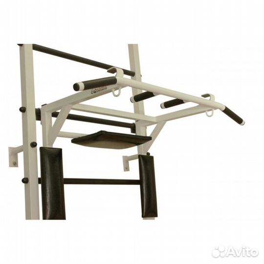 Шведская стенка Звезда с турником 3 в 1 белая