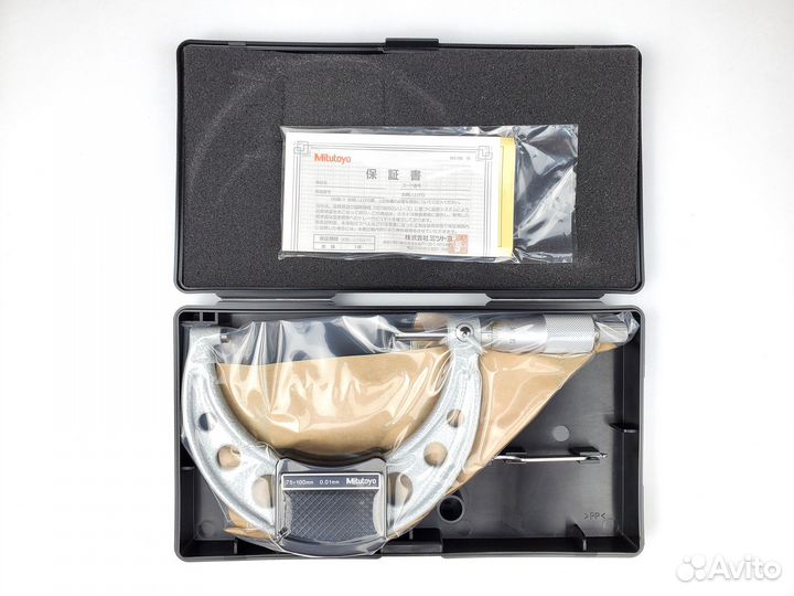 Микрометр нониусный 75-100 мм Mitutoyo 103-140