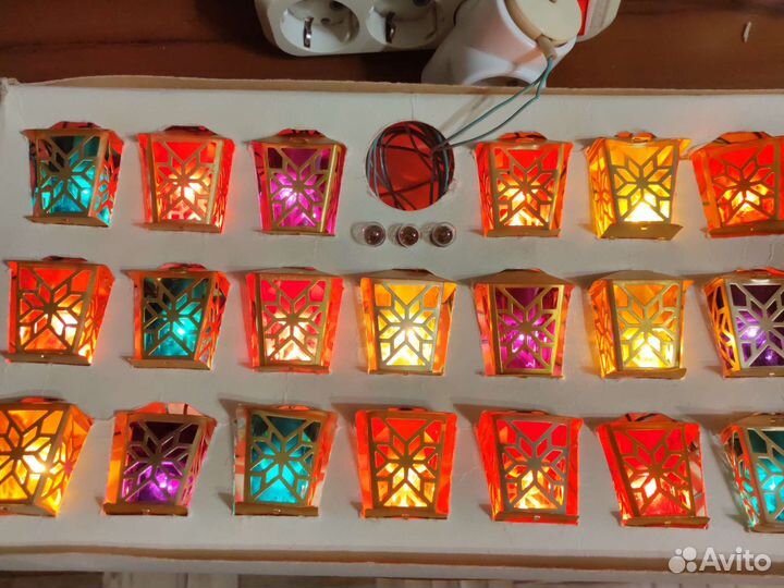 Гирлянда СССР золотой фонарик 20.04.1979