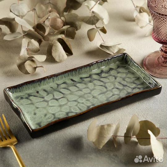 Блюдо керамическое прямоугольное «Пайро», 2311 см