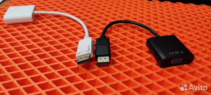 Переходник display port - vga, цифровой, новый