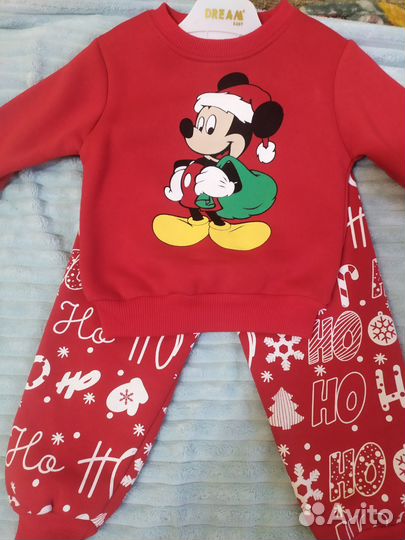 Костюм новогодний Микки Маус, Турция, на 2-3 года