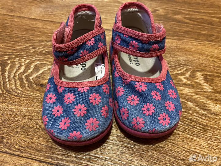 Туфельки джинсовые 21