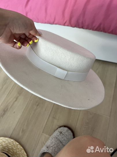 Шляпа женская белая