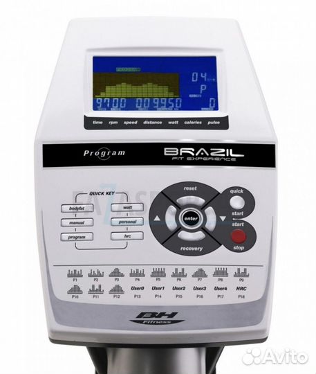 Эллиптический тренажер BH Fitness Brazil Plus GSG