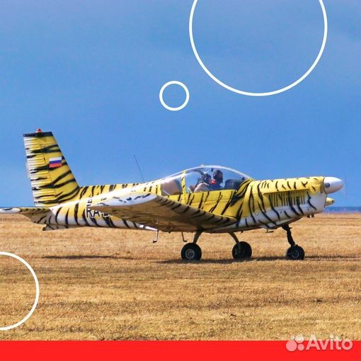 Полет на самолете — прогулочный / пилотаж