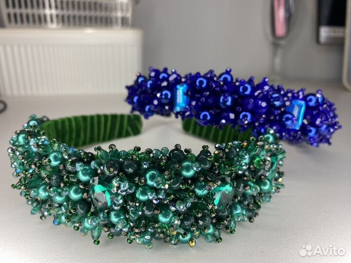 Ободок для волос ручной работы