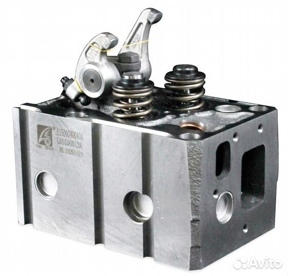 Головка цилиндра howo WD615 в сборе (с клапанами)