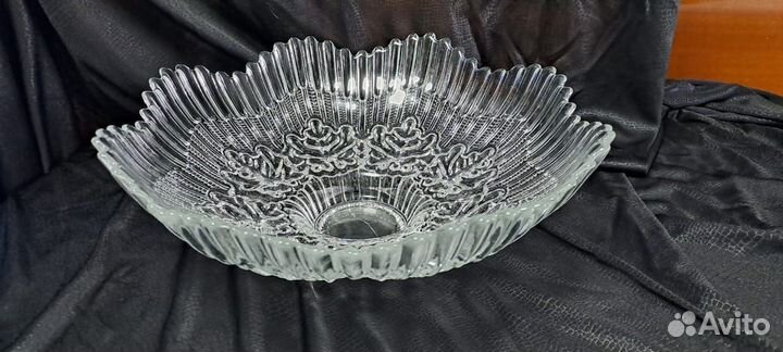 Ваза для фруктов хрусталь СССР