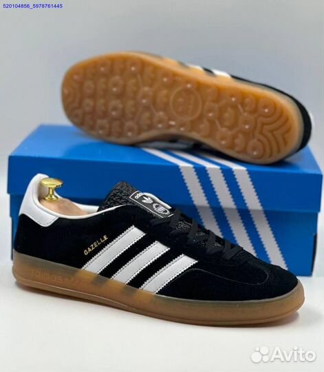 Кроссовки Adidas Gazelle Black (Арт.12359)