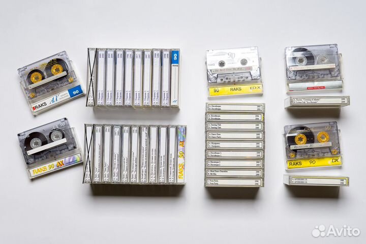 Аудиокассеты записанные 1980-х и 1990-х годов