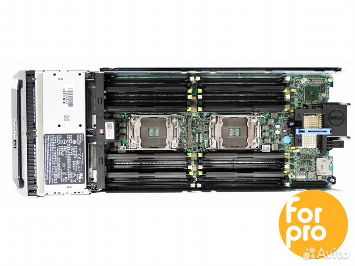 Лезвие dell M620 2xE5-2630L 96GB