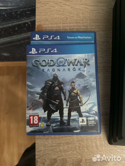 Sony PS4 pro 1tb, 2 джойстика с играми