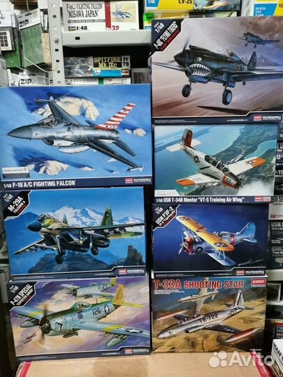 Сборные модели авиации academy 1 48