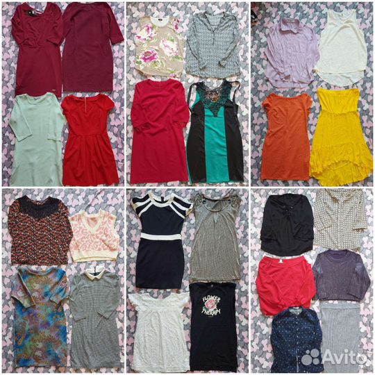 9 больших пакетов женских вещей 48-50