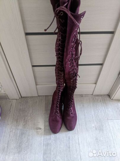 Сапоги высокие ботфорты