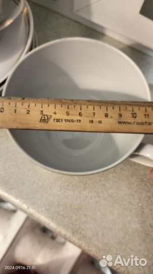 Чашка супница с блюдцем