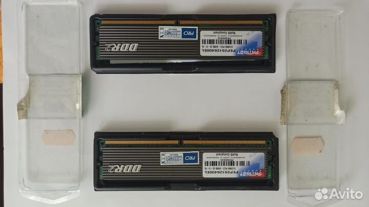 DDR2 Patriot 1Gb (2x512mb) PC2-6400