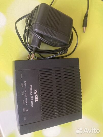 Wi-Fi Роутер Zyxel prestige 600 series + модем